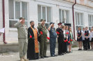 Клирики Свято-Покровского храма Краснодара посетили школьные мероприятия в честь Дня Победы