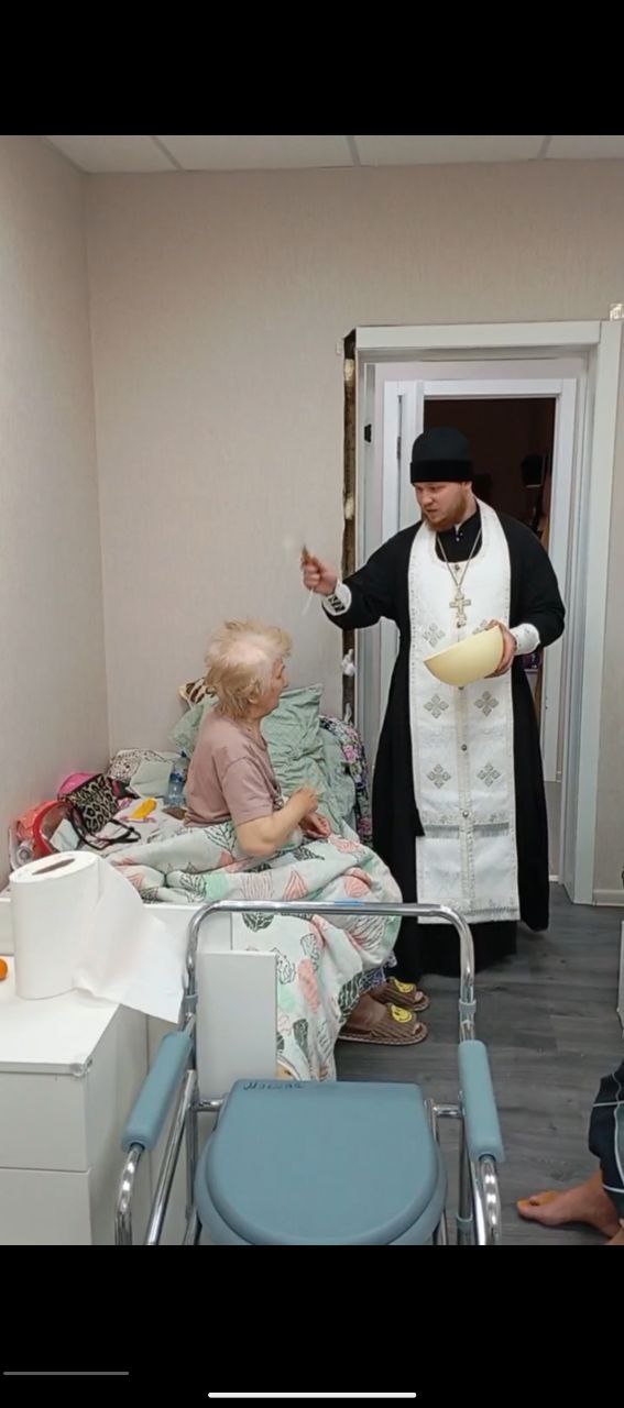 Миссионерская акция в пансионате для пожилых людей