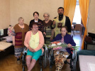 Иерей Андрей Овчинкин причастил жителей пансионата "Родительский дом"