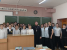 Священник посетил школу № 24